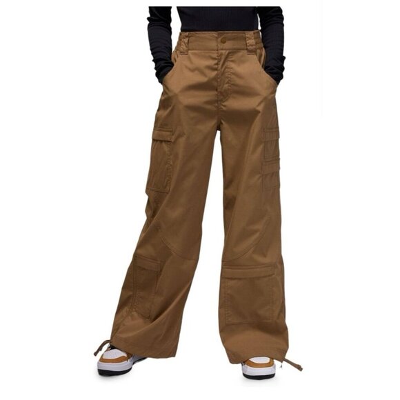 Nike Jordan Chicago Women’s Cargo Pants Brown Kelp - Picture 1 of 7